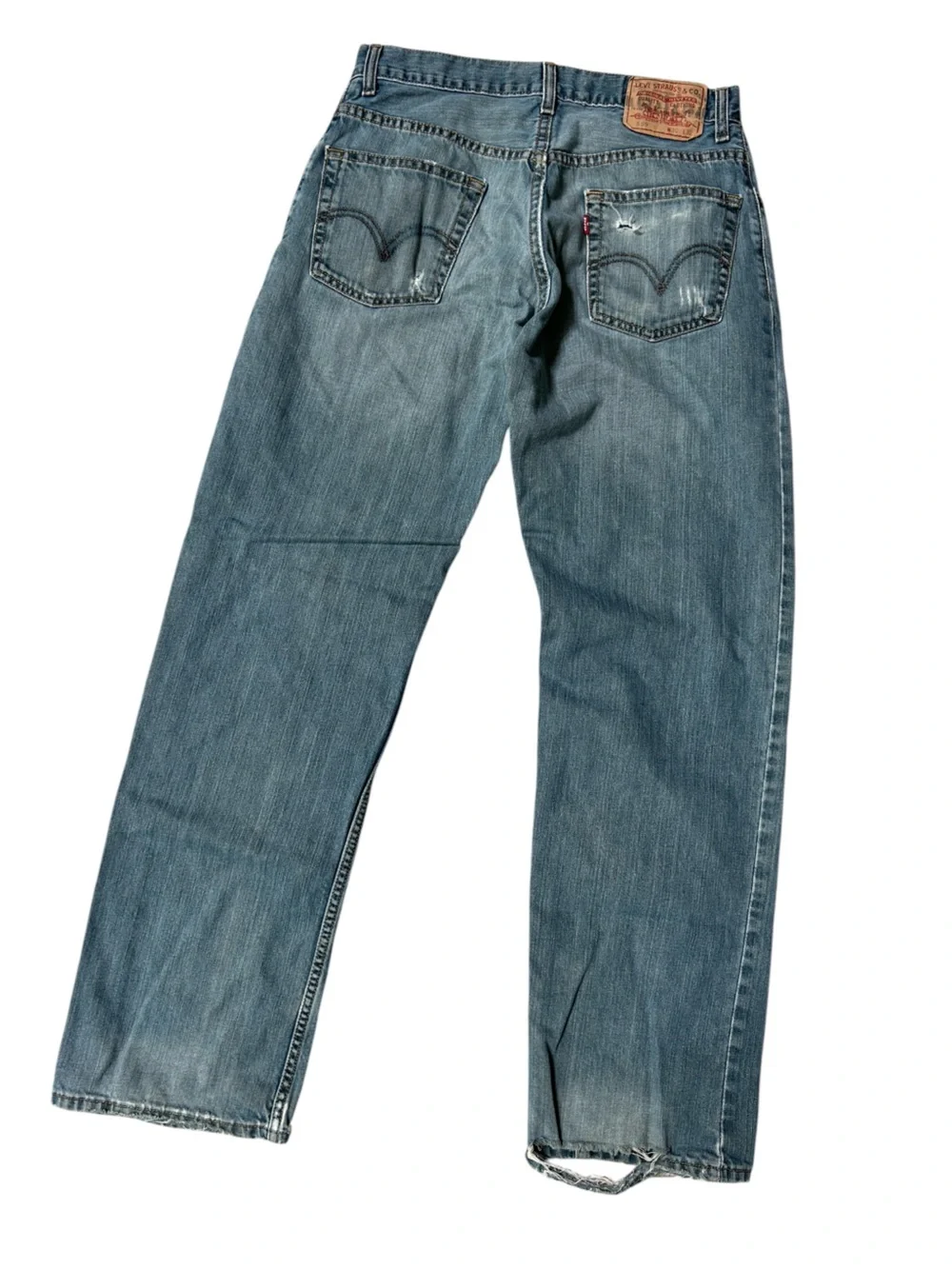 Y2K Levi's 559 Men's Baggy Light Wash Relaxed Jeans 30x32